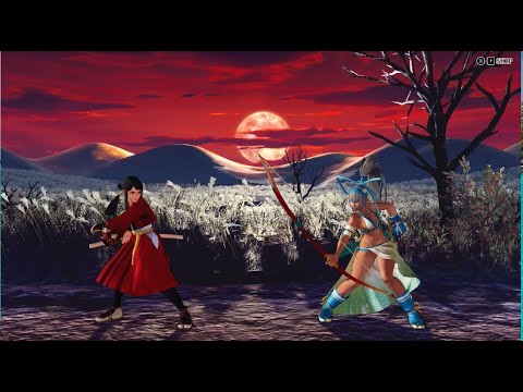 Samurai Shodown - Hibiki VS Mina