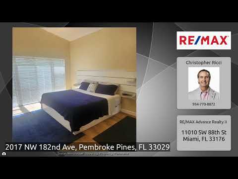 2017 NW 182nd Ave, Pembroke Pines, FL 33029