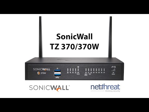 Sonicwall tz370 firewall with 3 years essential protection s...