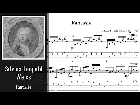 Silvius Leopold Weiss - Fantasie - Tab