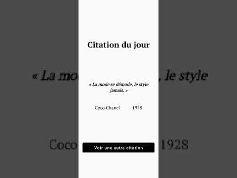 Citation du jour