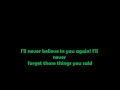 seether - Forsaken (lyrics)