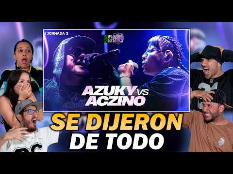 🩸¡LA BATALLA MÁS SANGRIENTA! - COLOMBIANOS REACCIONAN a ACZINO vs AZUKY [FMS WORLD SERIES SUPERLIGA]