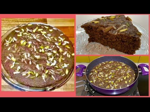 139. Suji Chocolate Cake In Kadai | Eggless and Without Oven | Semolina Cake | Rava Cake