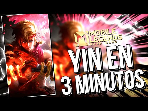 YIN EN 3 MINUTOS 🥊Como usar a Yin, Yin Guía, tutorial - MOBILE LEGENDS ESPAÑOL