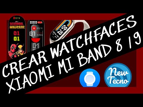 Create a custom watchface - Xiaomi Band 8/9/10