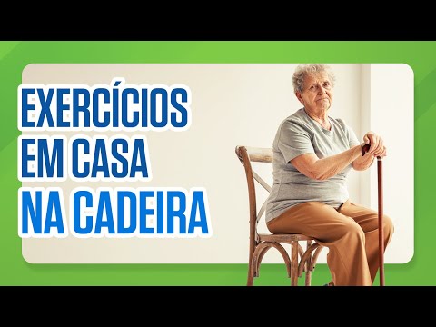 Exercícios físicos para idosos - Na cadeira