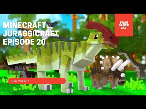 Minecraft Jurassicraft Ep 20: Park Restoration and New Mod!!!!