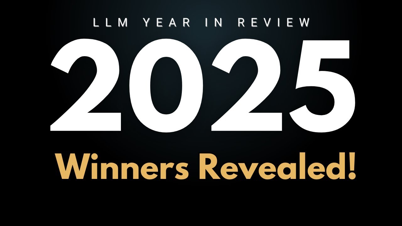 2025 AI Models Year in Review: Winners, Runner-Ups & Best of the Year