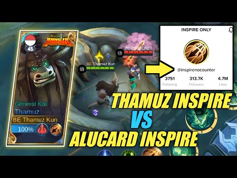 THAMUZ INSPIRE VS TIKTOKER ALUCARD INSPIRE ONLY | WHO WILL WIN ? - MLBB