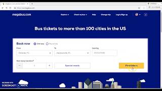 How To BUY A MEGABUS TICKET Online