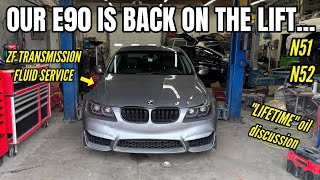 " LIFETIME FLUID " is a lie! Don't neglect the transmission fluid in your BMW E90 N51/N52 ZF service
