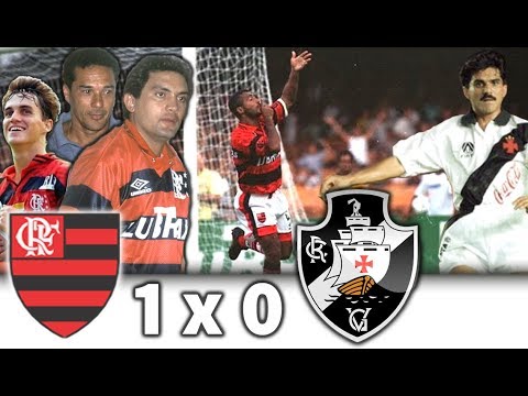 [ Em HD ] Flamengo 1 x 0 Vasco * Romário vs Ricardo Rocha * Carioca 1995 * Gol e Melhores Momentos