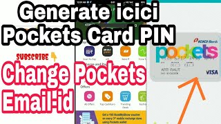 Generate Pockets Card PIN | ICICI Bank Cards | Shop Offline Securely