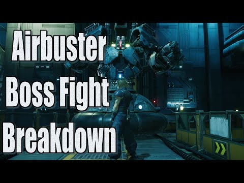 Final Fantasy VII Remake (2020) Airbuster Boss Fight Breakdown
