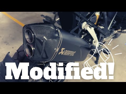 Step by Step How to remove the silencer from a Euro 5 Akrapovič