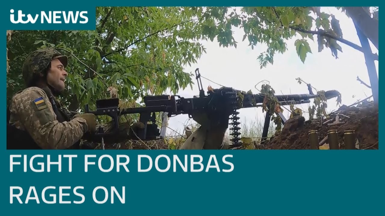 War rages on in Ukraine's east as Russia remains determined to take the Donbas region | ITV News