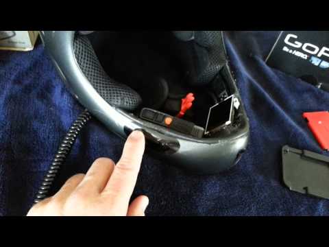 Helmet with video camera, Bluetooth, and HAM Radio inside it. Paragliding Helmet.