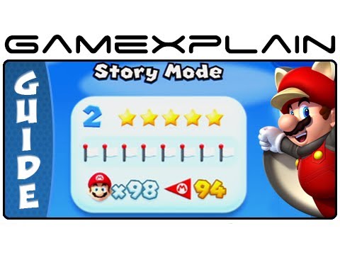 5 Shiny File Stars in New Super Mario Bros. U - Guide & Walkthrough (Wii U)