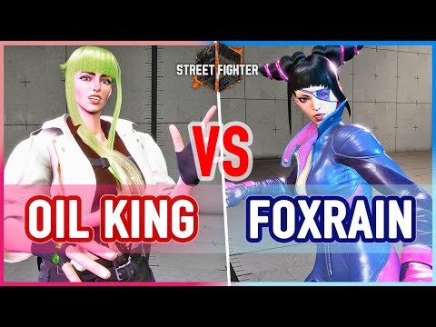 SF6 🔥 Oil King (Manon) vs FoxRain (Juri) 🔥 Street Fighter 6