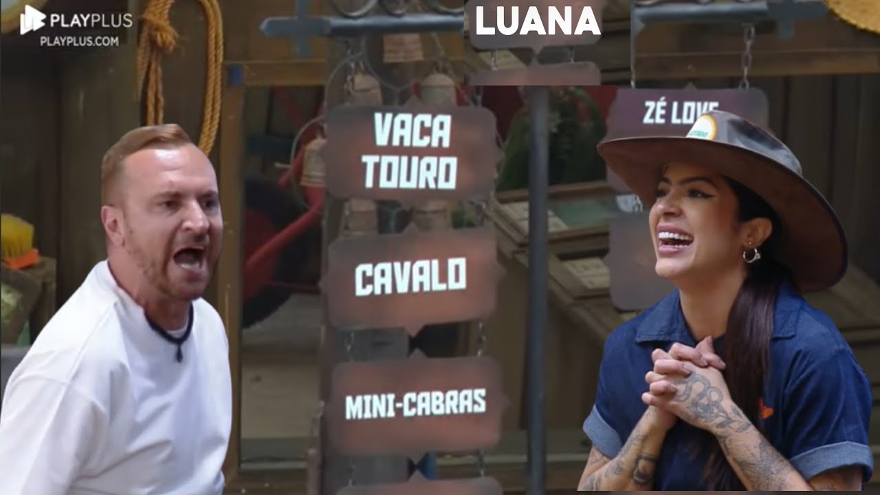 DELEGAÇÃO DAS TAREFAS LUANA DA O TROCO E HUMILHA ZE LOVE E DIZ NEM O LIXO TE ACEITA A FAZENDA 16