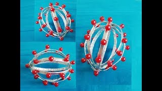 Пасхальное  яйцо своими руками из алюминиевой фольги.