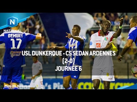 USL Dunkerque vs CS Sedan Ardennes, National 2016/...