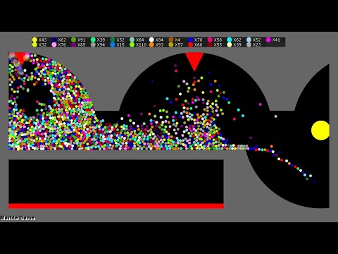 Survival Proliferation 66 - Marble Race in Algodoo
