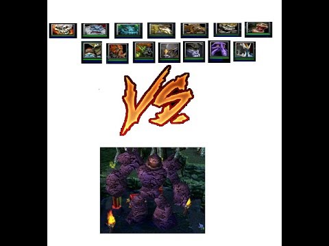 DotA | How to kill Roshan in 1v1 within 5 seconds | Experiment with Dota heros | 2018