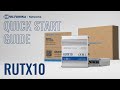 Teltonika Routeur VPN RUTX10 Routeur industriel avec WLAN-AC