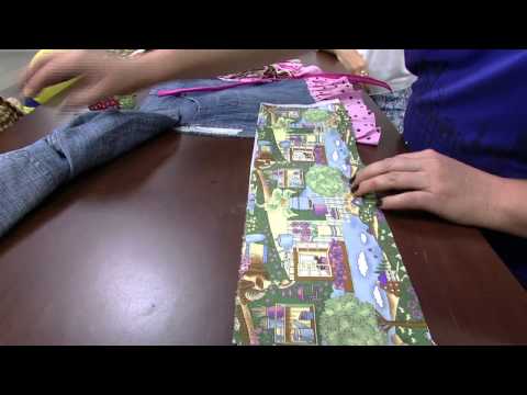 Mulher.com 08/18/2015 - Apron made from recycled jeans - Ana Paula Stahl P1