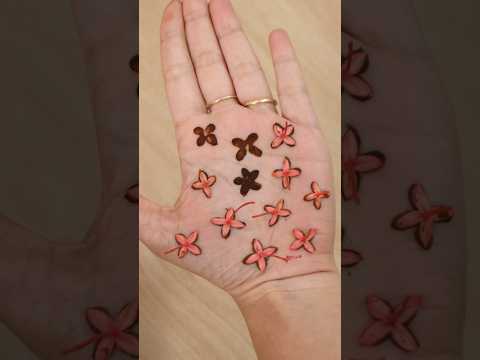 Mehendi Hack using Flowers 🌸