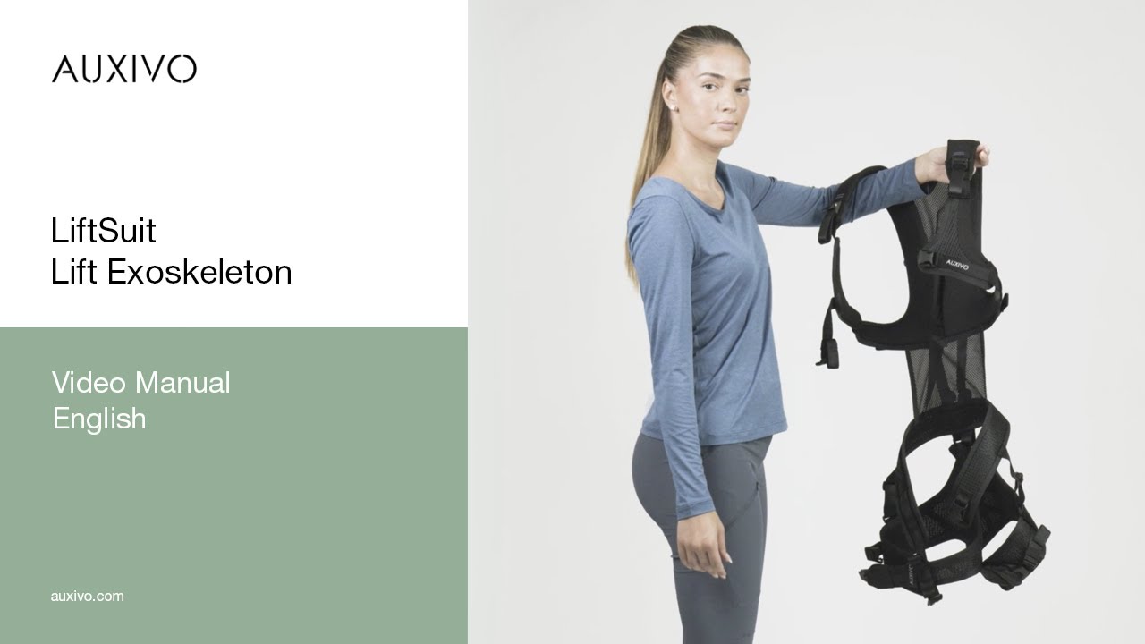 Auxivo LiftSuit Exoskeleton Video Manual English