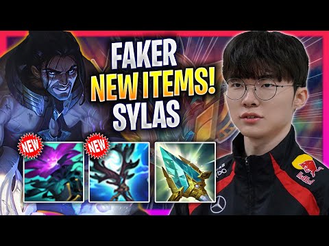FAKER TRIES SYLAS WITH NEW ITEMS! - T1 Faker Plays Sylas MID vs Hwei! | Season 2024