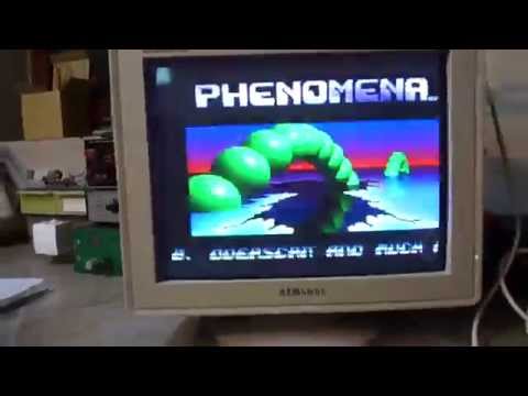 Amiga 500 on a VGA monitor, with DIY scandoubler