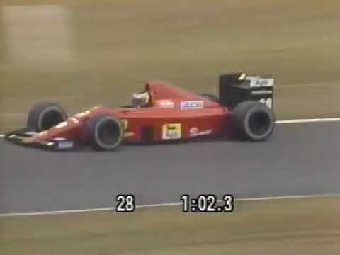 F1 – Gerhard Berger (Ferrari V12) lap in qualifying – Japan 1989