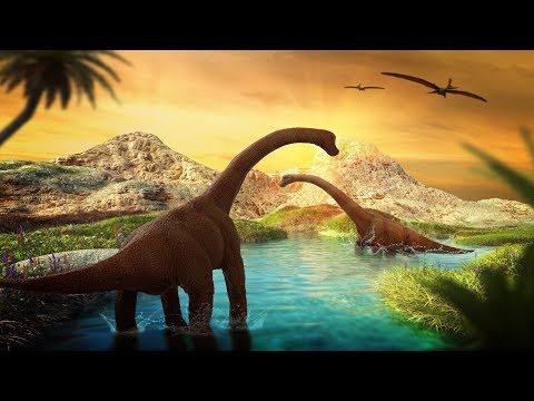 Beautiful Prehistoric Music - Dinosaur World | Ancient, Jurassic, Jungle (1 hour)