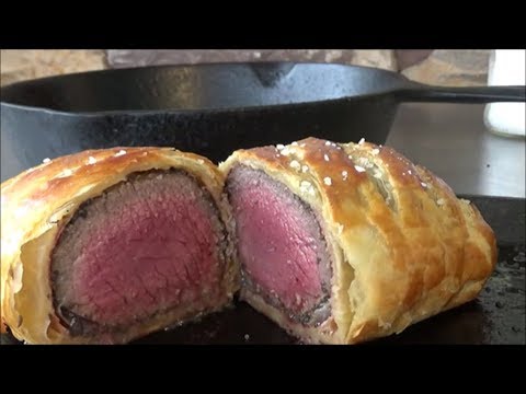 Venison Wellington Cooked Outdoors on the Grill