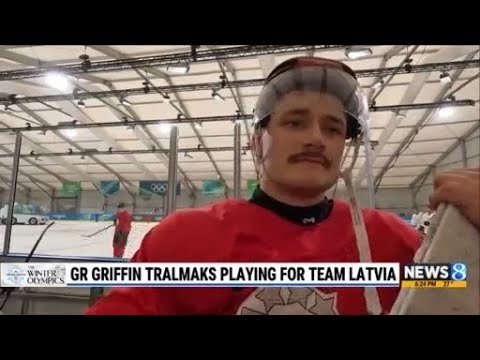 Griffins' Tralmaks playing for Team Latvia at Olympics