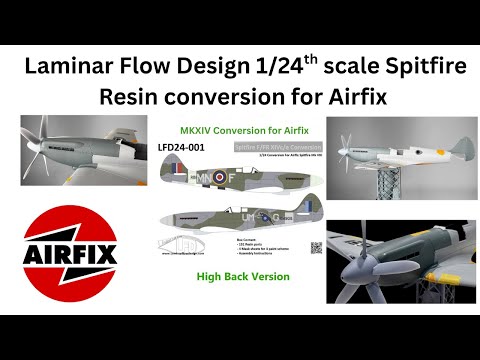 Laminar Flow Design 1/24th scale Resin Conversion for Airfix