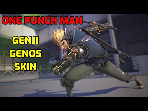 Genos Genji skin │Overwatch 2 X One Punch man Collab │Genos Overwatch skin