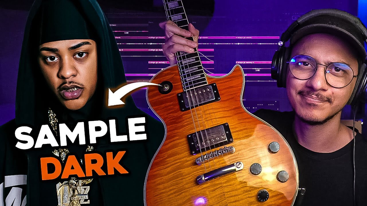 Como eu faço SAMPLES de TRAP DARK na GUITARRA! 🎸 (TZ da Coronel, Veigh)