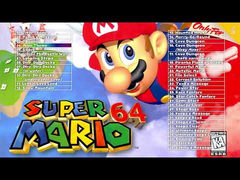 Super Mario 64 Soundtrack (N64 OST, 38 Tracks)