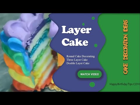 Pull Me Up Three Layer Cake - Layer Round Cake Decorating Ideas