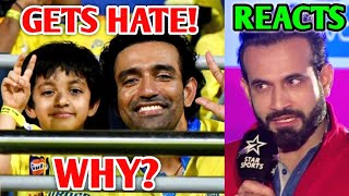 Robin Uthappa gets HATE for this...his REPLY! | Robin Uthappa Irfan Pathan KKR CSK IPL 2023 News