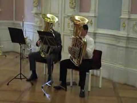 Menuett von Johan Sebastian Bach für Tuba Duett