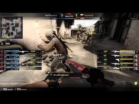PGL CCS Qualifiers - HellRaisers vs Gamers2 (Dust2 Match 1)