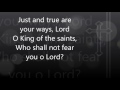 Paul Wilbur - Who Is Like Thee (Mikamocha)/The Song Of Moses [Lyrics Video]