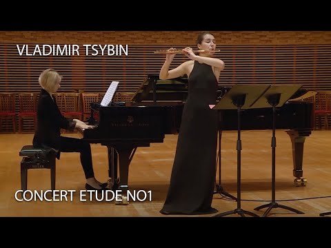 Vladimir Tsybin - Concert Etude №1 for flute & piano (Scherzo)