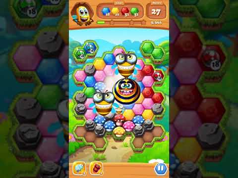 Bee Brilliant Blast Level 225 3 stars